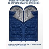 Спальный мешок RSP Outdoors Sleep 450 R (синий, 220x80см, молния справа)