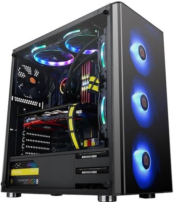 Thermaltake V200 Tempered Glass RGB Edition CA-1K8-00M1WN-01