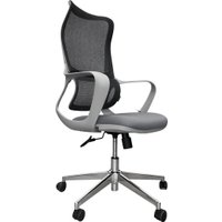 Офисное кресло SitUp LATI-H Grey Chrome (сетка Grey/Grey) в Мозыре