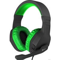 Наушники Genesis Argon 200 (черный/зеленый)