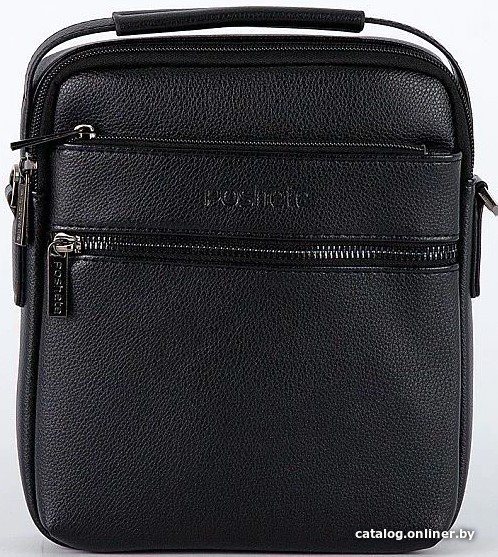 Мужская сумка Poshete 250-5188-3-BLK (черный)
