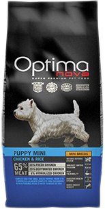 

Сухой корм для собак Optimanova Puppy Mini Chicken & Rice 2 кг