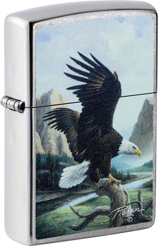 

Зажигалка Zippo Linda Picken Majestic Eagle Street Chrome 49822