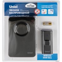 Беспроводной дверной звонок Uniel UDB-014W-R1T1-36S-100M-BL