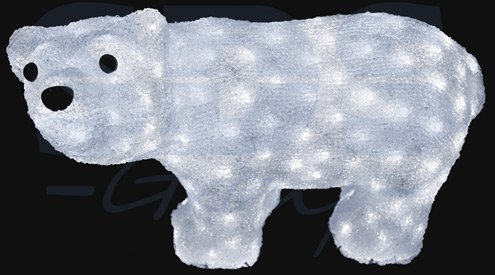 

3D-фигура Neon-Night Белый мишка 15 см [513-252]