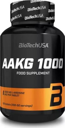 L-аргинин BioTech USA L-Arginine AAKG 1000 (100 таблеток)