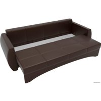 Диван Лига диванов Сатурн 28166 (экокожа, коричневый)