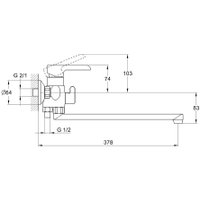 Смеситель G.Lauf ZOK7-A036YB