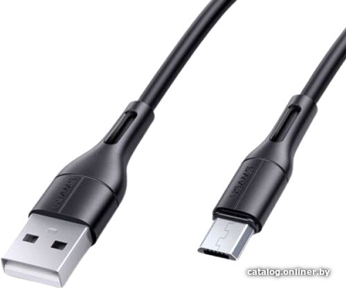 Кабель Usams U68 Micro US-SJ502 (1 м, черный)