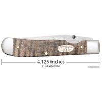 Складной нож Zippo Natural Curly Maple Wood Trapperlock + Zippo 207