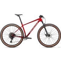 Велосипед Specialized Chisel Comp M 2022 (Gloss red tint/Tarmac black/White w/gold pearl)