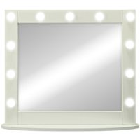  Континент Зеркало Гримерное 11 ламп 80х70 (белый) в Гомеле