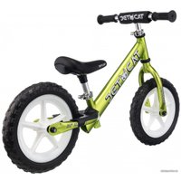 Беговел JetCat 12 Sport SLT EVA (зеленый, белые колеса)