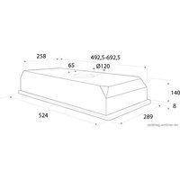 Кухонная вытяжка Jetair CA 3 520 2m Inx (PRF0005968)