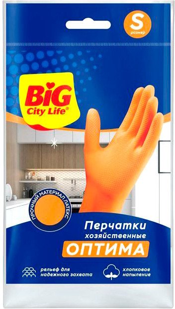 

Латексные перчатки Big City Life Оптима S