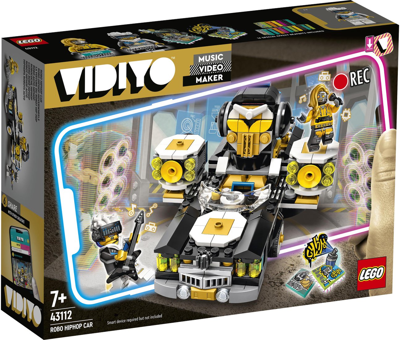 

Конструктор LEGO Vidiyo 43112 Машина Хип-Хоп Робота