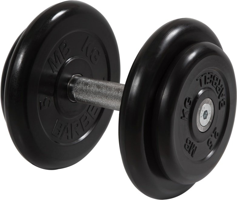 

Гантель MB Barbell Профи 16 кг (вращающаяся ручка)