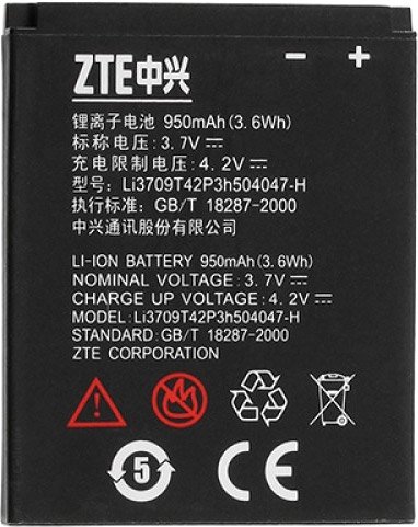 

Аккумулятор для телефона Копия ZTE для Mimosa