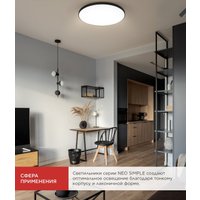 Припотолочная люстра In Home Neo Simple-7565-BL 4690612064451