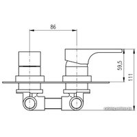 Смеситель Slezak RAV Yukon YU186KCB