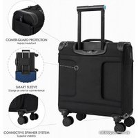 Чемодан-спиннер Verage кейс-пилот Vezdehod 21002-10AW 38 см (черный)