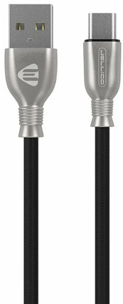 

Кабель Jellico KDS-60 USB Type-A - USB Type-C (1.2 м, черный)