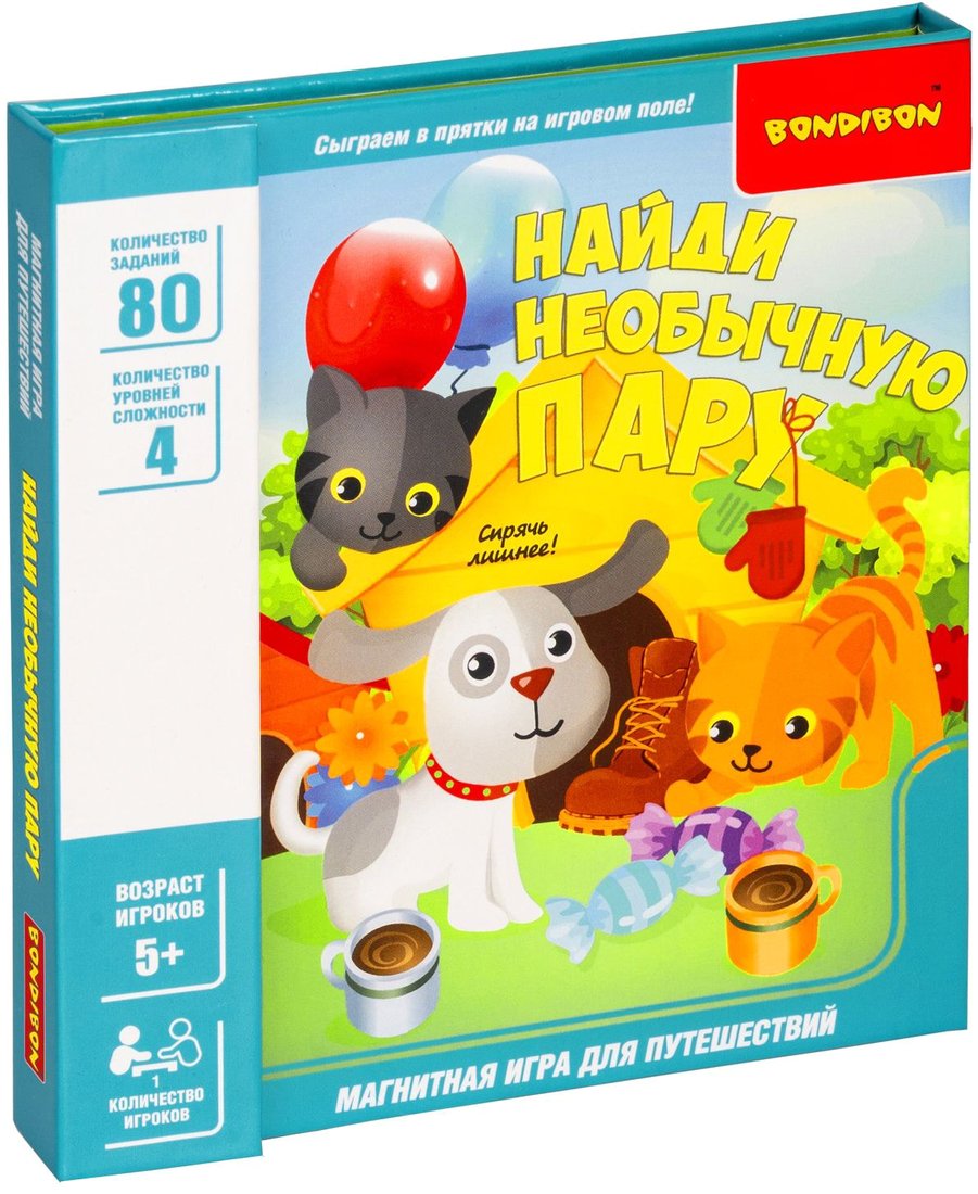 

Развивающая игра Bondibon Найди необычную пару ВВ5075