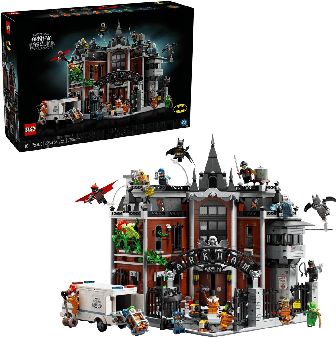 

Конструктор LEGO DC Batman 76300 Лечебница Аркхем