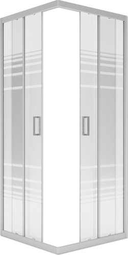 Душевой уголок Метакам City Trend Grey 90x90x185 (без поддона)
