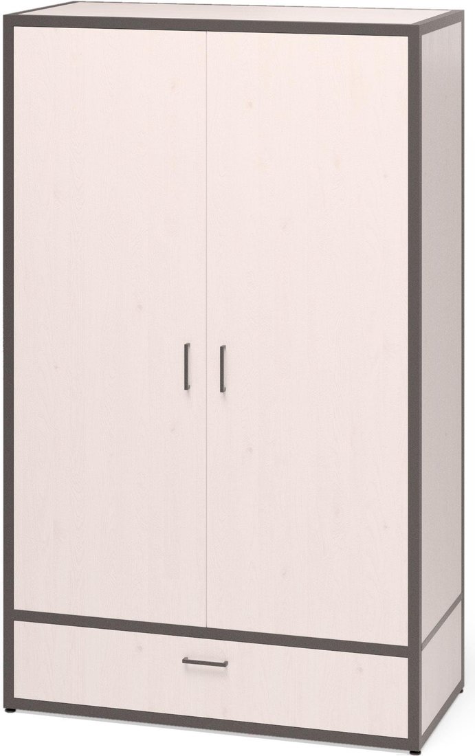 

Шкаф распашной Millwood Neo Loft ML-5/L (дуб белый craft/металл черный)