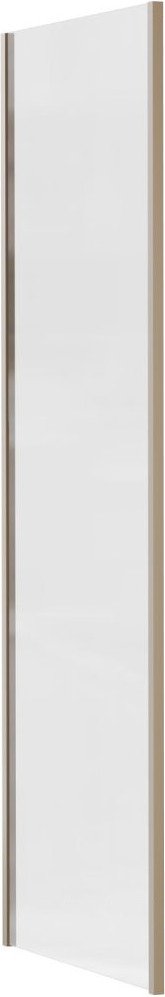 

Душевая стенка Aquanet Pleasure Evo 100 AE65-F100-GBT (золото брашированное/никель)