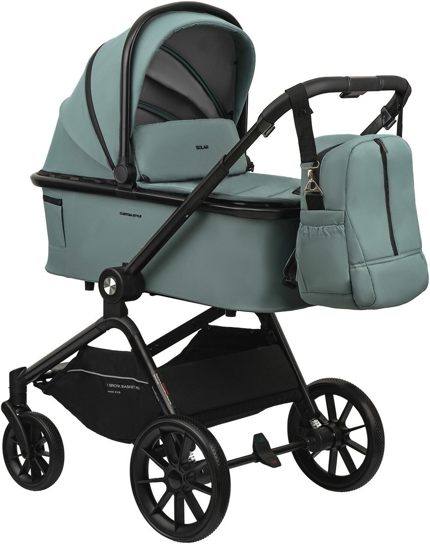 

Универсальная коляска Indigo Solar (3 в 1, зеленый)