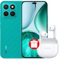 Телефон HONOR X8c ABR-LX1 6GB/128GB международная версия (зеленый) и наушники HONOR Earbuds X6 по акции