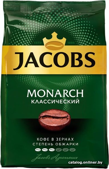 Кофе Jacobs Monarch Классический в зернах 0.8 кг