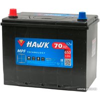 Автомобильный аккумулятор Hawk Asia 70 JL+ с бортом (70 А·ч)