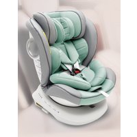Детское автокресло Amarobaby Champion Isofix AMARO-2008CH-Se/Bi (серый/бирюзовый)
