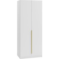 Шкаф распашной Soma Lord Gold 80x200 (белый)
