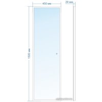 Зеркало Doratiz Тиана 45x150 2711.912 (сенсорный выключатель, подсветка)