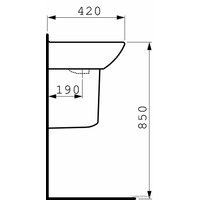 Умывальник Laufen PRO 814952 60x42