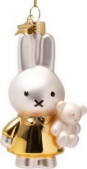 

Елочная игрушка Vondels Миффи в золотом платье с игрушкой 4250101111310