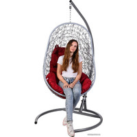 Подвесное кресло BiGarden Easy (серый/красный)