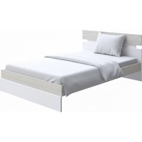 Кровать PROxSON Milton 90x190 (дуб шамони светлый 124/белый)