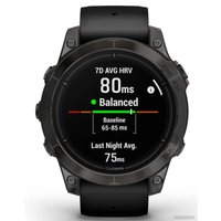 Умные часы Garmin Epix Pro Gen 2 Sapphire 47 мм (карбоново-серый титан/черный)
