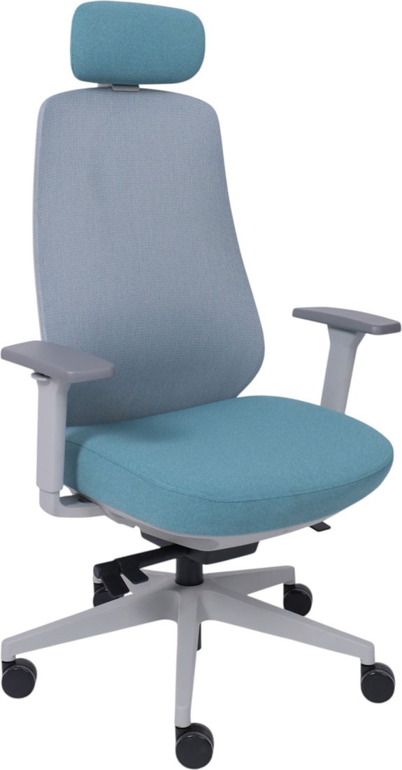 

Офисное кресло AksHome Fenix (светло-серый/бирюзовый/серый полиамид)