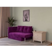 Тахта Мебель-АРС Алиса (микровельвет, фиолетовый)