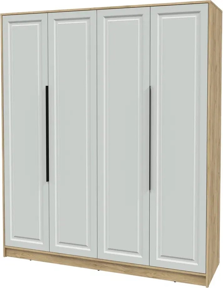 

Шкаф распашной Интерлиния Концепт КТ-Ш4 Деко (дуб золотой/грей)