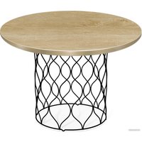 Журнальный столик Sheffilton SHT-TU49/TT 60 (черный муар/дуб песочный)