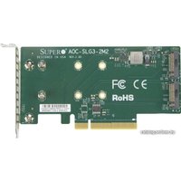 Планка Supermicro AOC-SLG3-2M2-O