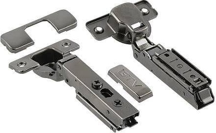 

Мебельная петля GTV Solid Pro накладная с регулировкой 3D без евро с комплектом заглушек