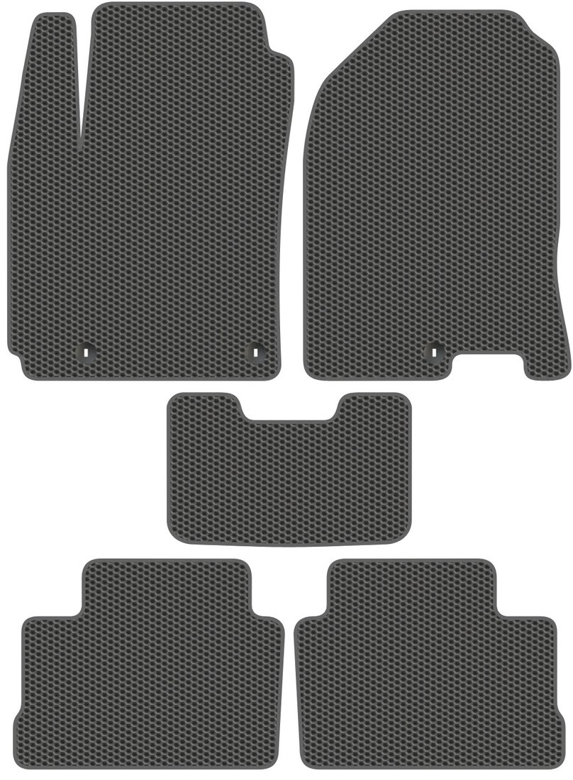 

Комплект ковриков для авто Alicosta Hyundai KONA I (suv / OS) 2017 - 2021 (серый)